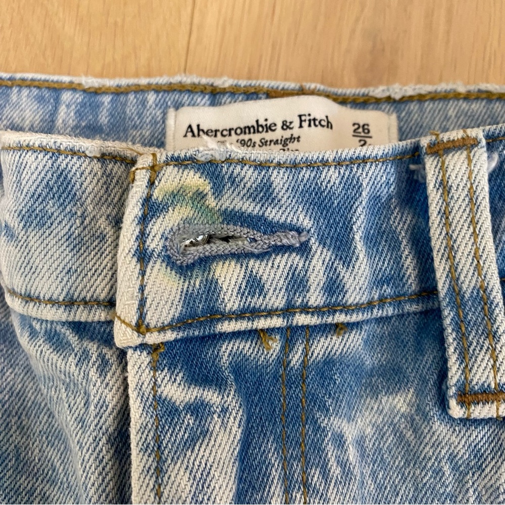 A&F | 90’s Straight Ultra High Rise Jeans 💙 - Picture 12 of 12